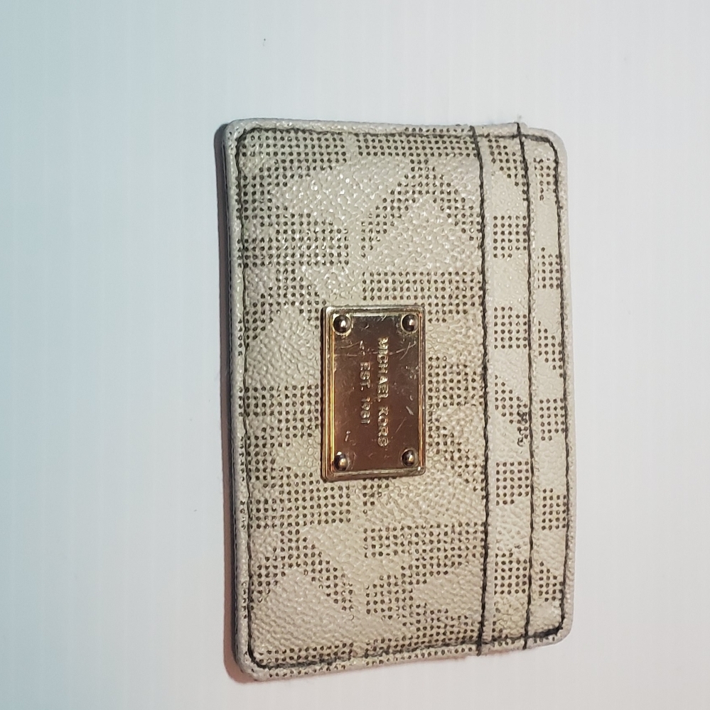 Michael Kors Mens White Leather wallet